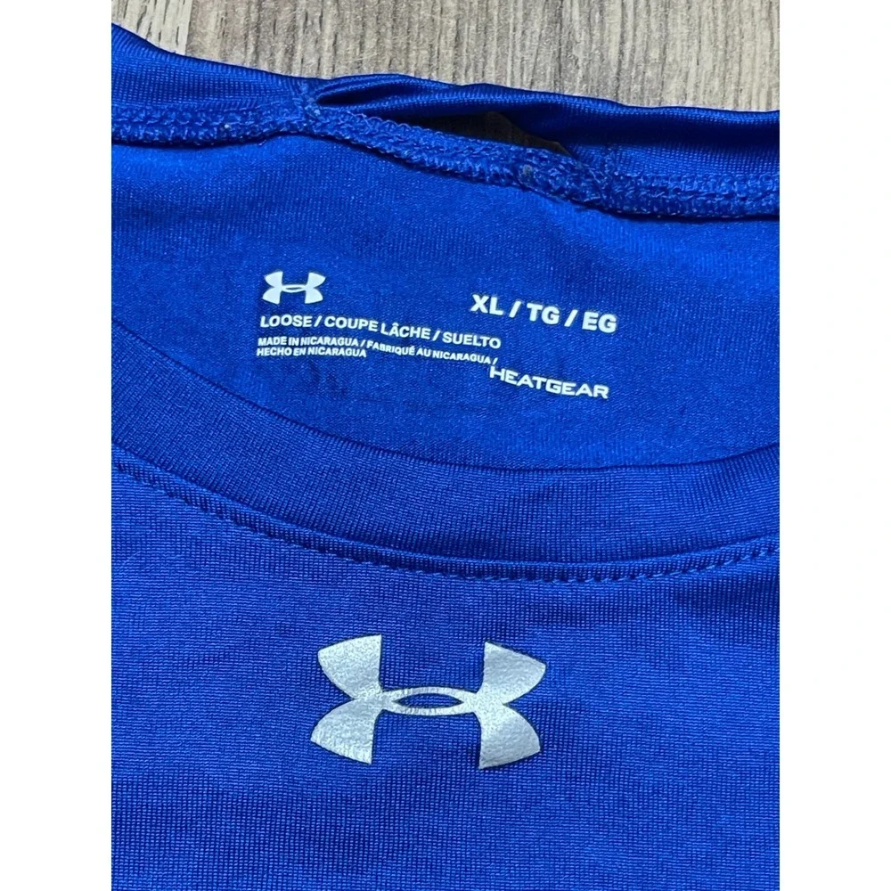 Under Armour Shirt, Men's Size XL, Blue,‎ Crew Neck, Athletic Wear